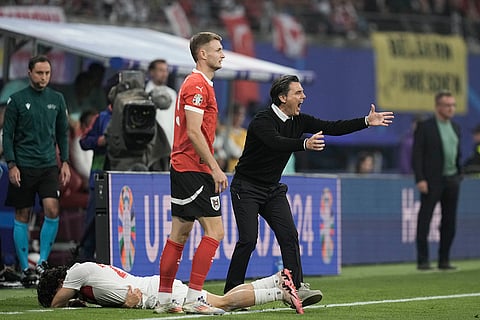 Turkey's head coach Vincenzo Montella